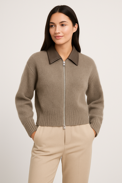 Elegant tröja med krage