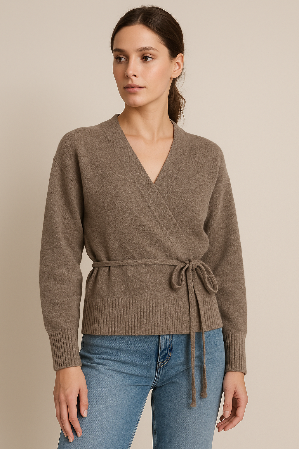 Damernas eleganta cardigan