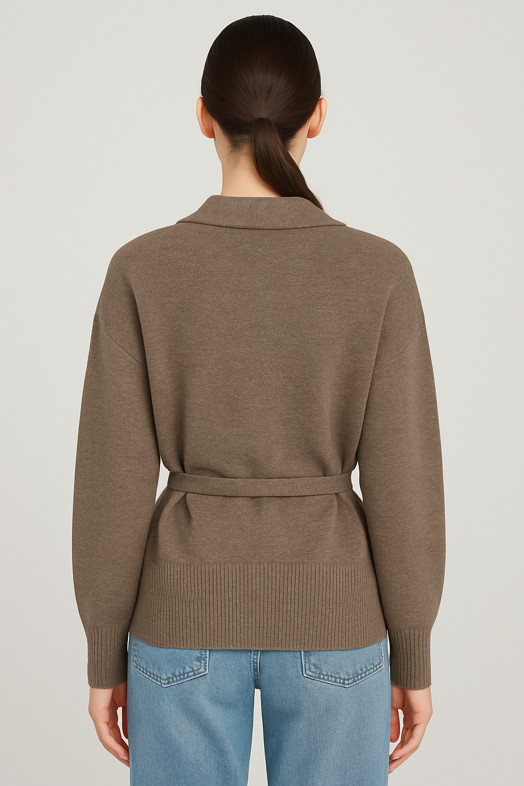 Damernas eleganta cardigan
