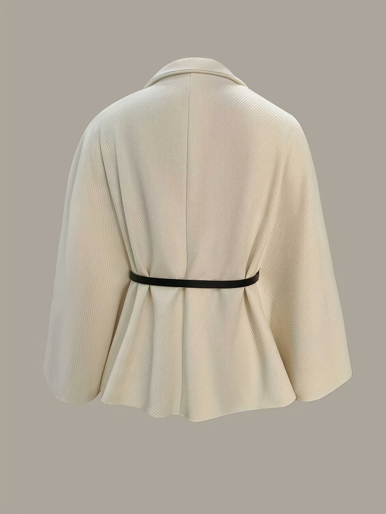 Kvinnors Eleganta Blazer med Fladdermusärmar