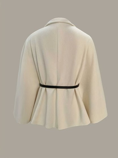 Kvinnors Eleganta Blazer med Fladdermusärmar